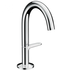 Смеситель для умывальника AXOR ONE Select 140 с донным клапаном push-open, хром (48010000) Київ