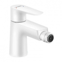 Смеситель для биде Hansgrohe Talis E с донным клапаном, белый матовый (71720700) Київ