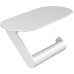 Держатель туалетной бумаги Hansgrohe WallStoris с полочкой 23,0x10,0x9,7 см, Matt White (27928700) Харьков