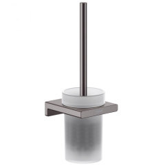 Держатель ершика для унитаза Hansgrohe AddStoris настенный, Brushed Black Chrome (41752340) Чернівці