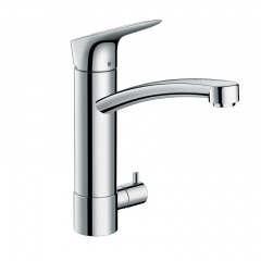 Смеситель для кухни Hansgrohe Logis M31 220 с запорным клапаном, хром (71834000) Кам'янець-Подільський