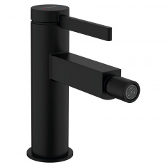 Смеситель для биде Hansgrohe Finoris с донным клапаном push-open, черный матовый (76200670) Житомир