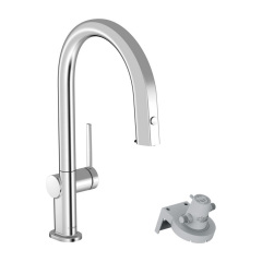 Смеситель для кухни Hansgrohe Aqittura M91 FilterSystem 210 1jet pull-out, Chrome (76803000) Прилуки