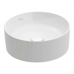 Умывальник на столешницу Villeroy &amp; Boch Collaro d40, CeramicPlus, White Stone (4A1840RW) Токмак