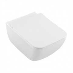 Унитаз подвесной Villeroy&amp;Boch VERITY LINE с крышкой SlimSeat и быстросъемным креплением, белый (4615RL01) Ужгород