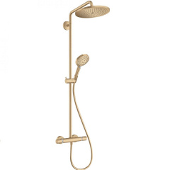 Душевая система Hansgrohe Croma Select S 280 1jet Showerpipe с термостатом, brushed bronze (26890140) Черкассы