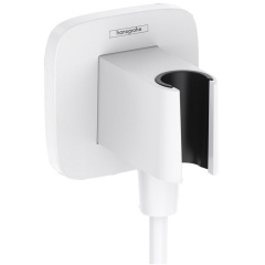 Шланговое подсоединение Hansgrohe FixFit Porter Q с держателем, Matt White (26887700) Тернополь