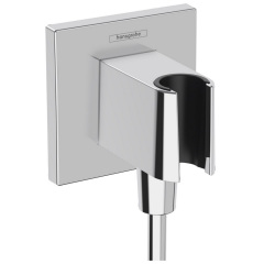 Шланговое подсоединение Hansgrohe FixFit Porter E с держателем, Chrome (26889000) Николаев