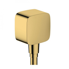 Шланговое подсоединение Hansgrohe FixFit E с обратным клапаном, Polished Gold Optic (26457990) Черновцы