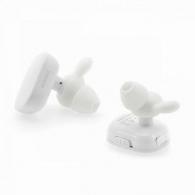 Беспроводные Bluetooth наушники Baseus Encok W02 со встроенным микрофоном NGW02-02 Белые (7607146182)