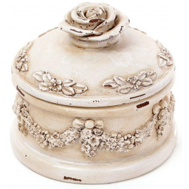 Шкатулка 10х10х8см White Saaling Bona DP118498