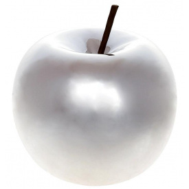 Декоративные мини фигурки Bona Серебряные Яблочки 12х12х13 см 2 шт (DP218310)