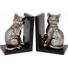 Книжный интерьерный держатель Bona Cats 25х9х17 см Стальной DP119970