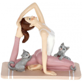 Фигурка интерьерная Exercise with Cats 16x7x14 см Bona DP118179