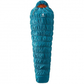 Спальник Deuter Exosphere -10° SL L левый Petrol-Mango (1052-3700621 3911 1)