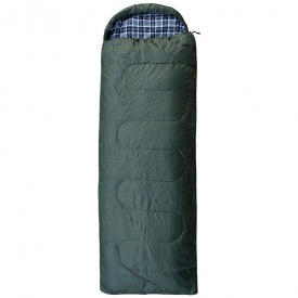 Спальный мешок одеяло Tramp Totem Ember Plus XXL с капюшоном левый олива 190/90 TTS-015