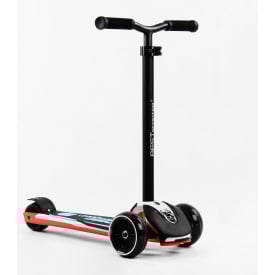 Самокат Best Scooter MAXI съемный алюминиевый руль колеса PU со светом 70 кг Black and red (105876)