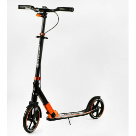 Двухколесный складной самокат Best Scooter 100 кг Black and orange (113216)