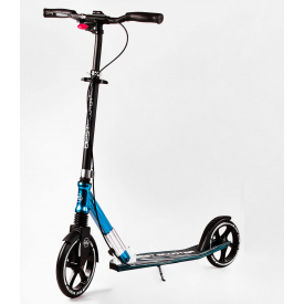 Двухколесный складной самокат Best Scooter 100 кг Black and blue (113198)