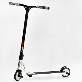 Самокат трюковый Best Scooter Freestyle Pro HIC-система пеги алюминиевый диск и дека колёса PU White (115639)