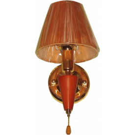 Бра с выключателем Классическое Brille 60W BKL-414 Золотистый