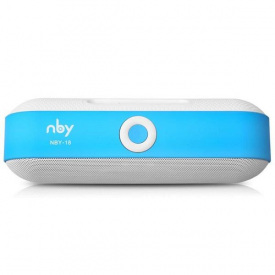 Портативная bluetooth колонка NBY 18 Cиний (100199)