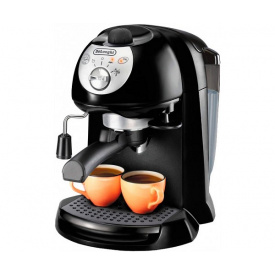 Рожковая кофеварка эспрессо DeLonghi EC 221.B Черный