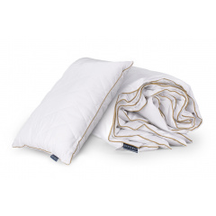 Набор одеяло и 2 классических подушки Dormeo Zlata 200х200 см Белый Житомир