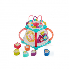 Игровой набор TK Union Group Музыкальный Барабан-сортёр 22,5 х 22,5 х 23 см Разноцветный (108756)