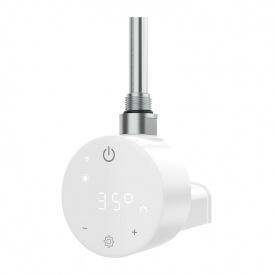 ТЭН для полотенцесушителя Pro Onlyheat Ivory White 0,6 кВт 1/2" с тройником (скрытого монтажа)