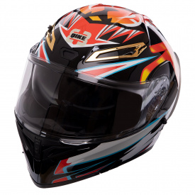 Мотошлем QKE M-8520 M 55-58 Красный