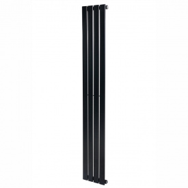 Дизайнерский вертикальный радиатор отопления ARTTIDESIGN Livorno 4/1800/272/50 черный матовый