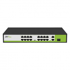 PoE-коммутатор ZKTeco ZK-PoE1621N-200W с 16 портами PoE