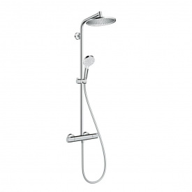 Душевая система Hansgrohe Crometta S Showerpipe 240 1jet EcoSmart с термостатом 9 л/мин, хром (27268000)