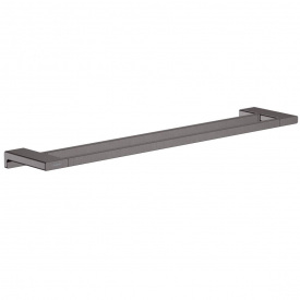 Полотенцедержатель Hansgrohe AddStoris двойной 62,6/64,8x12,4 см, Brushed Black (41743340)