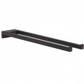 Полотенцедержатель Hansgrohe AddStoris 44,5 см, двойной, Matt Black (41770670)