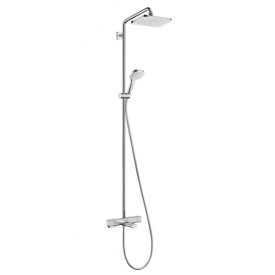 Душевая система Hansgrohe E Showerpipe 280 1jet с термостатом для ванны, хром (27687000)