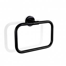 Полотенцедержатель Decor Walther BA HTR BASIC кольцо, black matt (0531260)