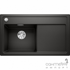 Гранитная кухонная мойка на одну чашу с сушкой Blanco Zenar 45S Silgranit PuraDur 523854 белый, чаша слева