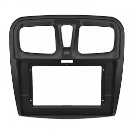 Переходная рамка 10,1 Lesko Renault Sandero/Logan 2015-2018 Черный (RE 020T)