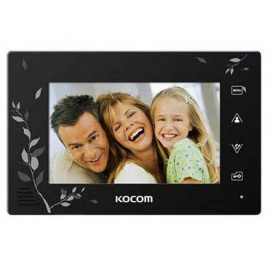Видеодомофон Kocom KCV-A374SDLE Black