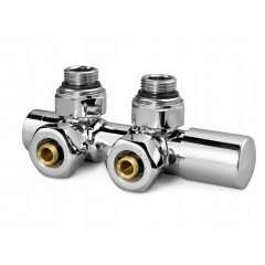 Вентиль ручной Vario Term TWINS 50 mm, Chrome (правый) Покровск