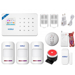 Комплект сигнализации Kerui Wi-Fi W18 Prof для 2-комнатной квартиры (KLSRKFHS6SF5L1) Киев