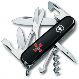 Складной нож Victorinox Climber Army 91 мм Эмблема ВСУ (1.3703.3_W0010u)