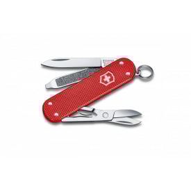 Нож-брелок Victorinox Classic SD Alox Colors Sweet Berry 58 мм, 5 функций, Красный (0.6221.201G)