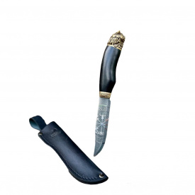 Нож Gorillas BBQ ВИКИНГ с травлением