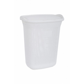Корзина для белья VIOLET HOUSE WHITE Виолетта 59х37х48 см 65 л Белый (6481508)