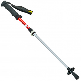 Палка треккинговая planeta-sport для скандинавской ходьбы TY-0466-4 CONTOOSE l-55-123см Красный