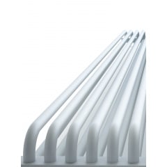 Дизайн-радиатор Terma Delfin 1800x500 mm Soft 9016 Тячев