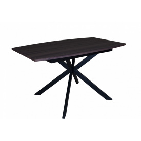 Стол Max's furniture Брайтон 85х140/180х75 см Дуб табак + Черный